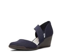 Anne Klein Damen Tara Wedge Pumps, Marineblau, 40.5 EU