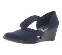Anne Klein Damen Tara Wedge Pumps, Navy, 41.5 EU