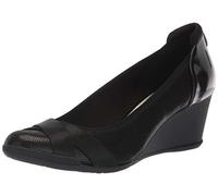 Anne Klein Damen Timeout Wedge Pumps, Schwarz, 37.5 EU