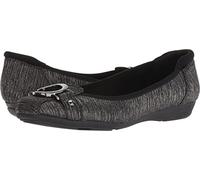 Anne Klein Damen Umeko Ballet Flat Ballerinas, Zinn/Mehrfarbig, 37 EU