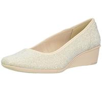 Anne Klein Damen Wisher Keilabsatz Pumps, Helles Gold, 41.5 EU