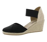 Anne Klein Damen Zoey Keilsandale, Schwarz, 39 EU