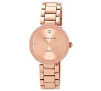 Anne Klein Damenuhr Analog Quarz Rose Gold mit Metallarmband AK/1362RGRG