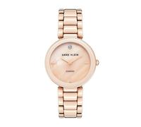 Anne Klein Women's Genuine Diamond Dial Bracelet Watch Rose Gold/Pink