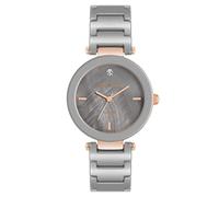Anne Klein Women's Genuine Diamond Dial Ceramic Bracelet Watch Taupe/Rose Gold