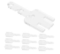 Anneome 10 Stück Teiliges Spannadapter Strickmaschinen Präzise Garnspannung Kompatibel mit Addi King Express Verbessert Effizienz Garnbruch und Optimiert Produktionsablauf