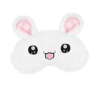 Anneome 1stück Cartoon Pattern Schlafmaske Weiche Leichte Augenmaske Für Entspannenden Schlaf Verstellbar Und Komfortabel Für Reisen Nickerchen Hause Weiß