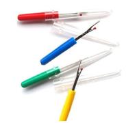 Anneome 24 Stück Teiliges Nahttrenner Kunststoffgriff Handlicher Fadentrenner für Feine Nähte Schonendes Entfernen von Stichen Geeignet für Nähbegeisterte und Präzises Zufällige Farbe