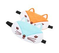 Anneome 2stücke Schlafaugenmaske Für Geschmeidige Augenmaske Lichtundurchlässige Augenabdeckung Augenmaske Mit Schönen Tieren Pack