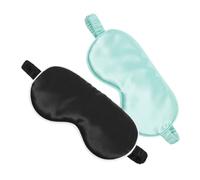 Anneome 2stücke Schlafmasken Aus Atmungsaktive Augenmaske Mit Verstellbarem Band Für Optimale Lichtblockierung Für Reisen Zu Hause Hotel