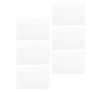 Anneome 6 Stück Kunststoff Leinwand 34x26cm Weißes Netzgewebe für Selbstgemacht Kreuzstich Häkeln und Stickvorlagen Formstabil und Wiederverwendbar Bastelnetz für Anfänger und Profis