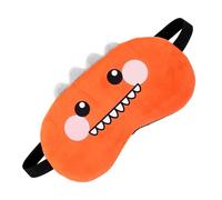 Anneome Kuschelige Schlafmaske mit Niedlichem Dinosaurier motiv Leichte Atmungsaktive Augenabdeckung für Damen und Herren Verdunkelung für Erholsamen Mittagsschlaf und Reisegebrauch