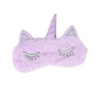 Anneome Unicorn Design Schlafmaske Verdunkelnde Augenmaske für Komfortable und Weiche Augenbinde Lila für Erholsamen Schlaf und Reisen