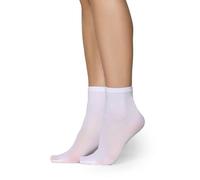Annes styling Knöchellange Damensocken - 40 DEN, blickdichte Mikrofaser, mattes Finish, bequemer Bund, Einheitsgröße, klassische, lässige Bürosocken für Damen Cloe 40, Ein Paar Bianco