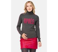Annika Turtleneck Pullover Damen - h. charcoal - S