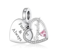 Annmors Muttertag Abschluss Moments 925 Sterlingsilber Anhänger Bead Charms für Armband und Kette, für Pandora