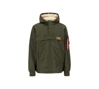 Anorak ALPHA INDUSTRIES "HPO Anorak", Herren, Gr. S, grün (dunkelgrün), Obermaterial: 100% Nylon, Futter: 100% Nylon, Jacken (95162509-S) dunkelgrün