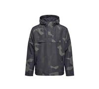 Anorak BRANDIT "Brandit Herren Fleece Pull Over Windbreaker", Herren, Gr. S, m90 schwarzcamo, 100% Polyester, mehrfarbig, normal, ohne Ausschnitt, Jacken (85367400-S) m90 schwarzcamo