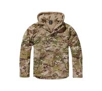 Anorak BRANDIT "Brandit Herren Fleece Pull Over Windbreaker", Herren, Gr. XL, tactical camo, 100% Polyester, mehrfarbig, normal, ohne Ausschnitt, Jacken (33232321-XL) tactical camo