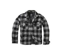 Anorak BRANDIT "Brandit Herren Lumberjacket", Herren, Gr. XXL, schwarz, charcoal, 100% Baumwolle, kariert, normal, amerikanischer Ausschnitt, Jacken (34037827-XXL) schwarz, charcoal