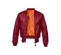 Anorak BRANDIT "Brandit Herren MA1 Bomber Jacket", Herren, Gr. 4XL, bordeaux, 100% Polyamid, unifarben, normal, amerikanischer Ausschnitt, Jacken (28310801-4XL) bordeaux