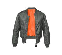 Anorak BRANDIT "Brandit Herren MA1 Bomber Jacket", Herren, Gr. XXL, charcoal, 100% Polyamid, unifarben, normal, amerikanischer Ausschnitt, Jacken (10971257-XXL) charcoal