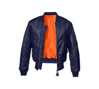 Anorak BRANDIT "Brandit Herren MA1 Bomber Jacket", Herren, Gr. XXL, navy, 100% Polyamid, unifarben, normal, amerikanischer Ausschnitt, Jacken (68296167-XXL) navy
