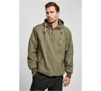 Anorak BRANDIT "Brandit Herren Pull Over Windbreaker", Herren, Gr. M, olive, 100% Polyamid, unifarben, normal, ohne Ausschnitt, Jacken (12135639-M) olive