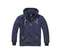Anorak BRANDIT "Brandit Herren Pull Over Windbreaker", Herren, Gr. XXL, blau (navy), 100% Polyamid, unifarben, normal, ohne Ausschnitt, Jacken (77751564-XXL) navy