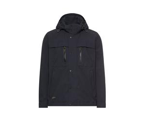 Anorak CAMEL ACTIVE, Herren, Gr. 56, schwarz navy, Web, Obermaterial: 100% Polyester, unifarben, normal Po-bedeckend, Rundhals, Jacken, mit Kapuze und Brusttaschen (43728944-56) schwarz navy