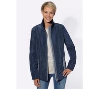 Anorak CASUAL LOOKS, Damen, Gr. 38, blau (marine), 100% Polyester, gemustert, unifarben, Jacken (21982160-38) marine