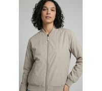 Anorak DERBE "Blousholm pinstripe", Damen, Gr. 46, beige (cobblestone_phantom), Obermaterial: 100% Polyester. Füllung: 100% Polyester. Futter: 100% Polyester, normal, Jacken, Warmer Blouson mit Bündch