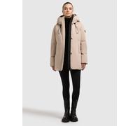 Anorak KHUJO "ALLAP", Damen, Gr. XL, macaroon beige, 55% Baumwolle, 45% Polyester, unifarben, eingesetzt elastischer Bund mit Windstopper, Jacken (17100843-XL) macaroon beige