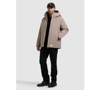 Anorak KHUJO "ETIAN", Herren, Gr. M, greige, 100% Polyester, unifarben, regular fit, eingesetzt elastischer Bund mit Windstopper, Jacken (29741422-M) greige