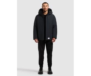 Anorak KHUJO "ETIAN", Herren, Gr. M, port blau, 100% Polyester, unifarben, regular fit, eingesetzt elastischer Bund mit Windstopper, Jacken (62232142-M) port blau
