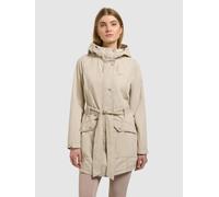 Anorak KHUJO "PREA", Herren, Gr. L, moussy beige, Web, 75% Baumwolle, 25% Nylon, unifarben, regular fit, eingesetzt mit Druckknopf, Jacken (69897433-L) moussy beige
