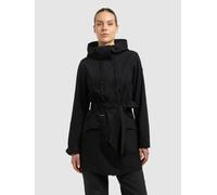 Anorak KHUJO "PREA", Herren, Gr. M, schwarz schwarz, Web, 75% Baumwolle, 25% Nylon, unifarben, regular fit, eingesetzt mit Druckknopf, Jacken (73798169-M) schwarz schwarz