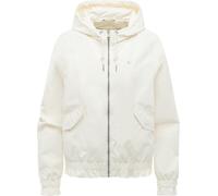 Anorak RAGWEAR "Kissi", Damen, Gr. M (38), ivory, Obermaterial: 100% Nylon; Innenfutter: 100% Polyester, lässig geschnitten hüftlang, hoch geschlossener Ausschnitt, Ärmel ohne Ärmelschlitz Rüschen mit
