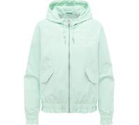 Anorak RAGWEAR "Kissi", Damen, Gr. M (38), mint, Obermaterial: 100% Nylon; Innenfutter: 100% Polyester, lässig geschnitten hüftlang, hoch geschlossener Ausschnitt, Ärmel ohne Ärmelschlitz Rüschen mit