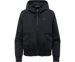 Anorak RAGWEAR "Kissi", Damen, Gr. M (38), schwarz, Obermaterial: 100% Nylon. Innenfutter: 100% Polyester, lässig geschnitten hüftlang, hoch geschlossener Ausschnitt, Ärmel ohne Ärmelschlitz Rüschen m