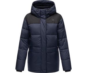 Anorak RAGWEAR "Wikesh", Damen, Gr. S (36), blau (navy), Obermaterial 1: 100% Nylon. Obermaterial 2: 100% Polyester. Innenfutter: 100% Polyester. Wattierung: 100% Polyester, lässig geschnitten hüftbed