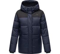 Anorak RAGWEAR "Wikesh", Damen, Gr. XL (42), blau (navy), Obermaterial 1: 100% Nylon; Obermaterial 2: 100% Polyester; Innenfutter: 100% Polyester; Wattierung: 100% Polyester, lässig geschnitten hüftbe