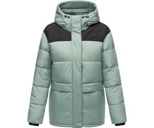 Anorak RAGWEAR "Wikesh", Damen, Gr. XL (42), grau (graugrün), Obermaterial 1: 100% Nylon. Obermaterial 2: 100% Polyester. Innenfutter: 100% Polyester. Wattierung: 100% Polyester, lässig geschnitten hü