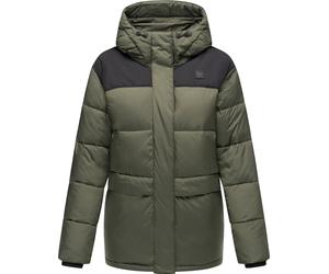 Anorak RAGWEAR "Wikesh", Damen, Gr. XL (42), grün (olivgrün), Obermaterial 1: 100% Nylon. Obermaterial 2: 100% Polyester. Innenfutter: 100% Polyester. Wattierung: 100% Polyester, lässig geschnitten hü