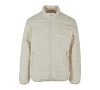 Anorak URBAN CLASSICS "Urban Classics Herren Light Bubble Jacket", Herren, Gr. M, sandweiß, 100% Polyester, unifarben, normal, amerikanischer Ausschnitt, Jacken (13983604-M) sandweiß