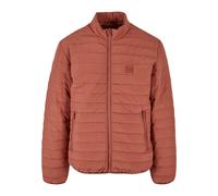 Anorak URBAN CLASSICS "Urban Classics Herren Light Bubble Jacket", Herren, Gr. XL, terracotta, 100% Polyester, unifarben, normal, amerikanischer Ausschnitt, Jacken (18954600-XL) terracotta