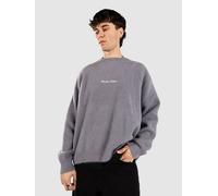 Another Cotton Lab Chest Logo Mohair Strickpullover dark grey Herren Gr. XS