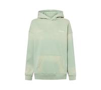 Kapuzensweatshirt ANOTHER COTTON LAB "Another Cotton Lab Matcha Lab Oversized Washed Hoodie", Damen, Gr. XS, grün, 52% Baumwolle, 48% Polyester, bedruckt, Rundhals, Sweatshirts (13405506-XS) grün