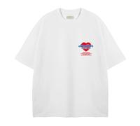 Another Cotton Lab Late Delivery T-Shirt white Herren Gr. XL