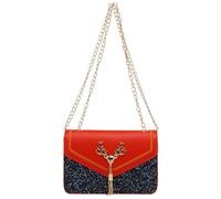 ANPTER Kleine Umhängetasche für Mädchen, modische Umhängetasche, Umhängetasche, Umhängetasche, für Kinder, Damen, Rot Schultertaschen für Damen